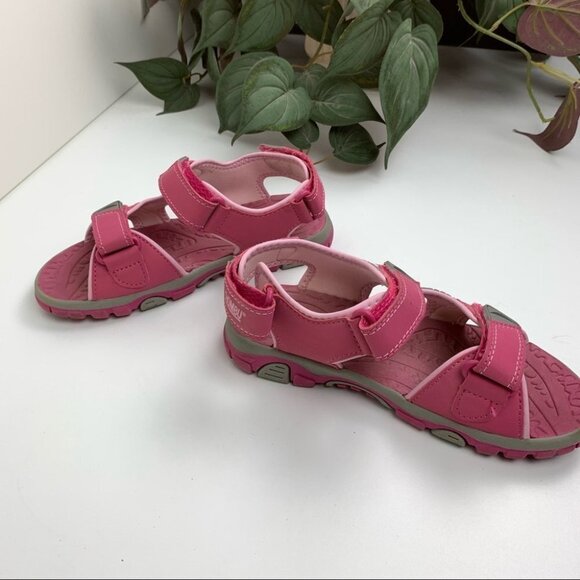 KHOMBU Pink Hook & Loop Sandals - Picture 3 of 10